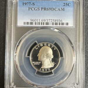 1977 S Washington Proof Quartrer PCGS PR 69 DCAM - Super Frosty Devices!