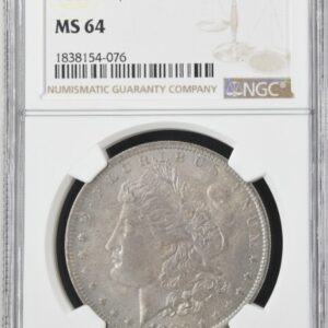 1883-O Morgan Dollar NGC MS64 - Incredible Toning! Rich Dark Red and Blue Hues!