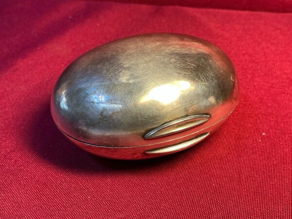 WWI Soldier’s Sterling Silver Soap Tray – 93 Grams – With Handwritten Note! - Image 6