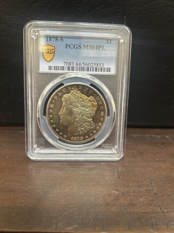 1878 S Morgan PCGS MS64PL - Near DMPL - Unreal Monster Toning - One of a Kind! - Image 6