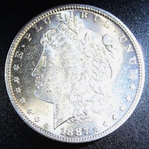 1887 S Morgan Silver Dollar BU+++ Near PL -Unbelievalbly Rare Coin in this Cond.