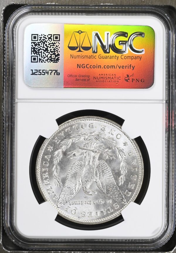 1887 Morgan Dollar MS64 NGC - Beautiful Heavy Clunker near Proof-Like - Image 3