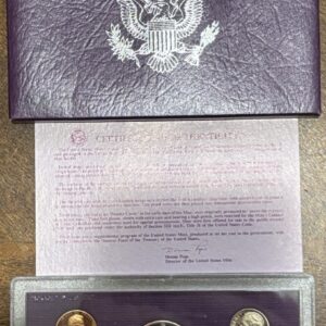 1990 Clad Proof Set U.S. Mint Original Government Packaging OGP COA - DCAM